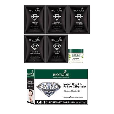 Biotique Diamond Facial Kit 10gm each 5's - Facial Kits