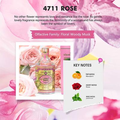 4711 Floral Collection Rose Eau De Cologne 100 ml - Perfumes (Edt/Edp)