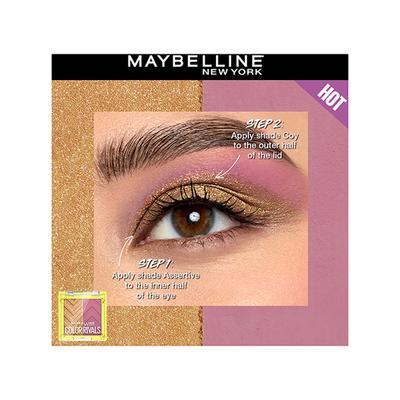 Maybelline New York Color Rivals Shadow Longwear Duo Eyeshadow Palette Assertive x Coy 3 gm - Eyeliners