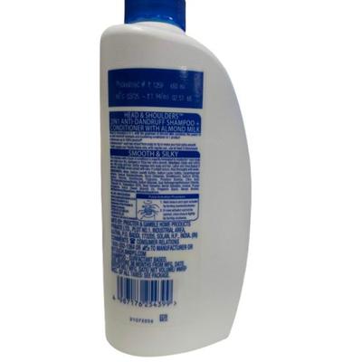Head & Shoulders 2-in-1 Anti Dandruff Shampoo + Conditioner With Almond Milk 650 ml - Dry Shampoos & Conditioners