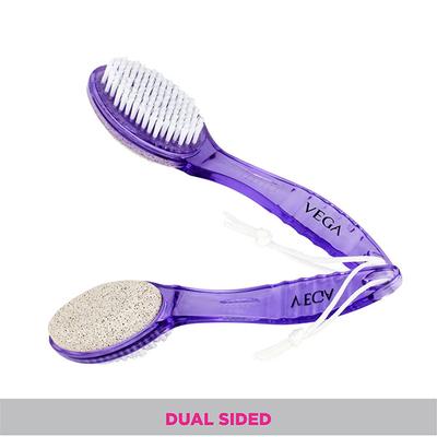 Vega Pumice Stone Brush With Handle (PD - 01N) 94 gm - Manicure & Pedicure Kits