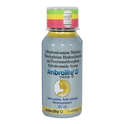 Ambrolite D Syrup 60ml - Cough And Cold-Cou