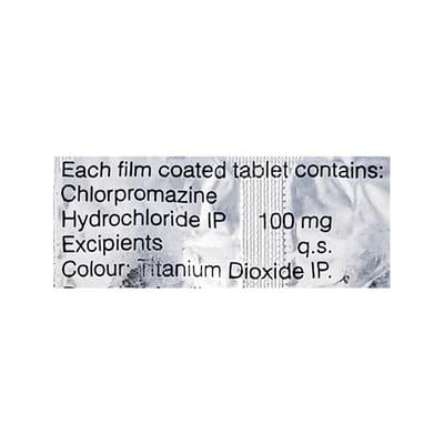 Chlorpromazine 100mg Tablet 10'S - Vomitting/Emesis-Ant