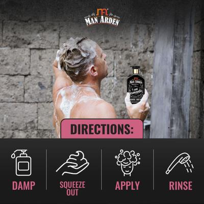 Man Arden I Am Romantic Shampoo + Body Wash 250 ml - Shampoos