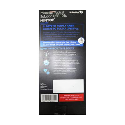 MINTOP FORTE 10% NEW PACK HAIR REGROWTH FORMULA Solution 120ml - Hair Loss-Oda