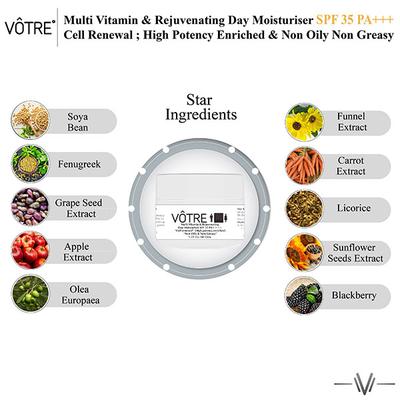 Votre Multi Vitamin & Rejuvenating SPF 35 PA++ Day Moisturiser 50 gm - Face Moisturizers