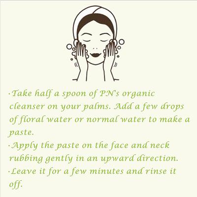 Precious & Nature's Organic and Herbal Face Cleanser for dry skin with Gotu Kola Rose 50 gm - Face Wash & Cleansers