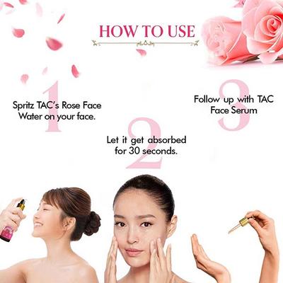 TAC The Ayurveda Co. Pure Indian Rose Water 100 ml - Personal Care (Ayush)