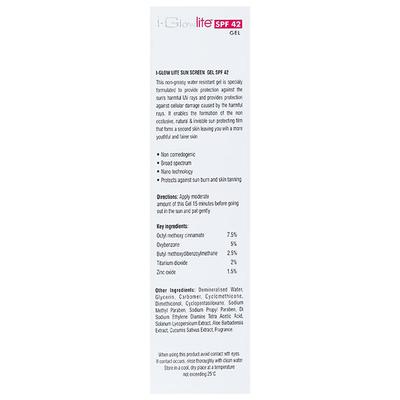 I GLOW LITE SPF 42 Sunscreen Gel 60ml - Sunscreen Preparations-Oth
