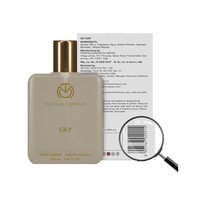 The Man Company Sky Eau De Parfum 50 ml - Men Perfumes (Edt/Edp)