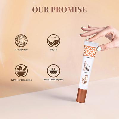Just Herbs Hydrating Skin Tint Medium Coverage with SPF 15 + Brahmi + Lotus, Ivory 01 20gm - Foundation