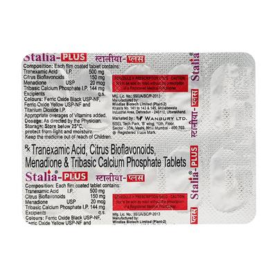 STALIA PLUS Tablet 10's - Bleeding Disorders-Hae