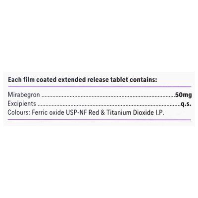 Exena 50mg Tablet 10'S - Bladder And Prostate Disorders-Dru