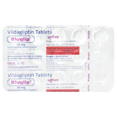 BLUGLIP 50 Tablet 15's - Diabetes-Ant