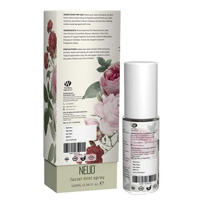 NEUD Rose Water Facial Mist Spray for Refreshed and Toned Skin 100 ml - Face Gels