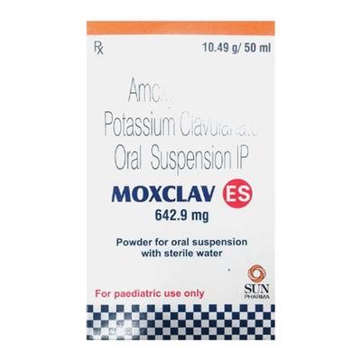 MOXCLAV ES 642.9mg Oral Suspension 50ml - Bacterial Infections-Pen