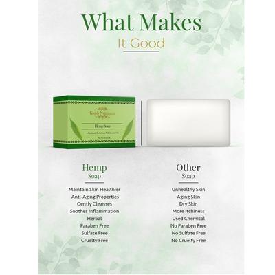 Nutriment, Khadi Nutriment Hemp Soap 125 gm - Soaps