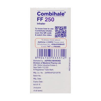 Combihale FF CFC free 250 Inhaler 120MD 1's - Asthma/COPD-Ast