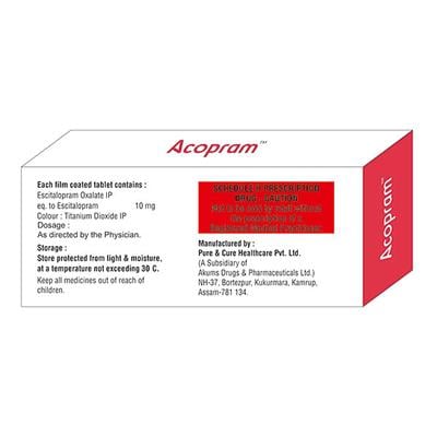 ACOPRAM 10 Tablet 10's - Depression-Ant