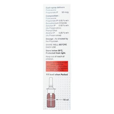 Flutiflo Nasal Spray 10ml - Nasal Congestion-Nas