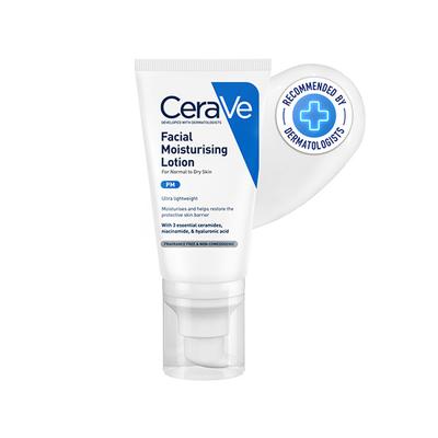 CeraVe AM Facial Moisturising Lotion - Normal to Dry Skin 52 ml - Face Wash & Cleansers