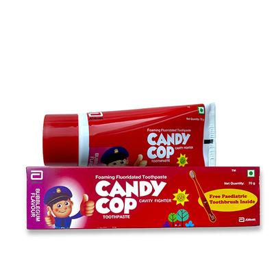 Candy Cop Bubblegum Flavour Tooth Paste 70gm - Oral Care - P-Mou