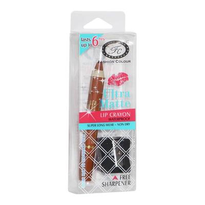 Fashion Colour Lip Crayon, Waterproof, Long Lasting, 24 Cocoa Bean 2.8 gm - Lip Crayons