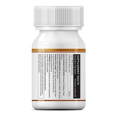 INLIFE Sweet Almond Capsules 60's - Omega Fish Oil Fatty Acids