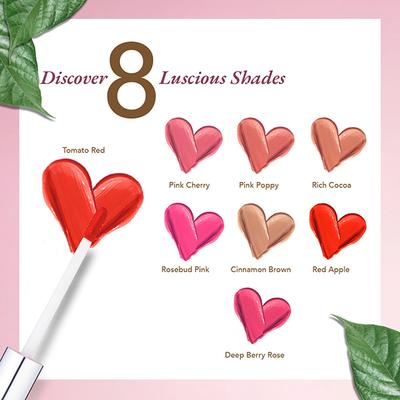 Organic Harvest Velvet Matte Liquid Lipstick - Tomato Red 2.6 ml - Liquid Lipsticks