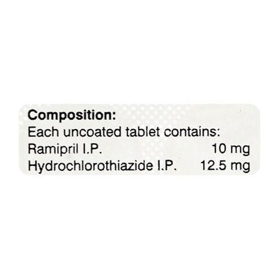 Ramistar H 10mg Tablet 15'S - Hypertension-ACE