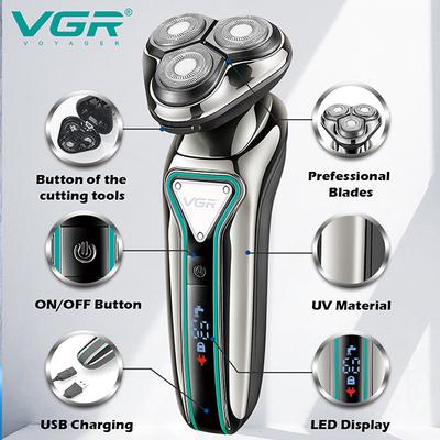 VGR V-323 Runtime 60 min Trimmer for Men (Black) 1's - Trimmers