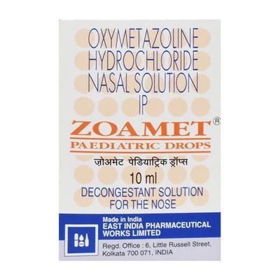 Zoamet Paediatric Nasal Drops 10ml - Nasal Congestion-Nas