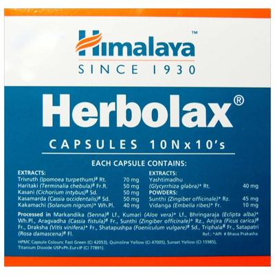 Himalaya Herbolax Capsule 10's - Digestive Care