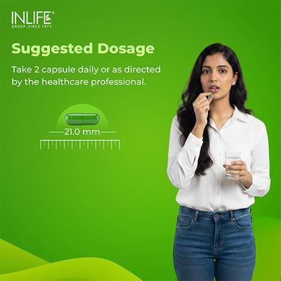 INLIFE Milk Thistle 800 mg Vegetarian Capsule 60's - Herbal Dietary Supplement