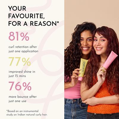 Fix My Curls Protein Styling Duo for Curly, Wavy, Dry and Frizzy Hair Enriched with Jojoba Oil and Sunflower Oil 50gm Each 4's - Hair Sets & Kits