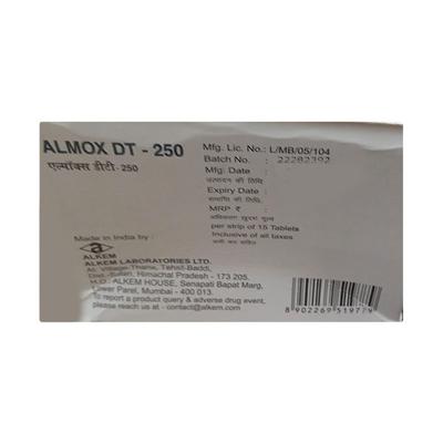 ALMOX DT 250 Tablet 15's - Bacterial Infections-Pen