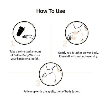 Mcaffeine Naked & Raw Coffee Body Wash 300 ml - Shower Gels & Body Wash