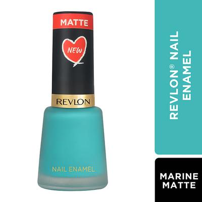 Revlon new Super Lustrous Nail Enamel Summer Matte-Ness -529 Marine Matte 8ml - Nail Polish
