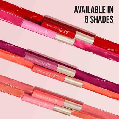 Insight Cosmetics Peptide Infused Lip Oil -Peach Fuzz 4.5 gm - Lip Glosses