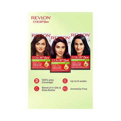 Revlon Color N Care Permanent Hair Color Cream- Light Golden Brown 6G 40 Gm - Crème