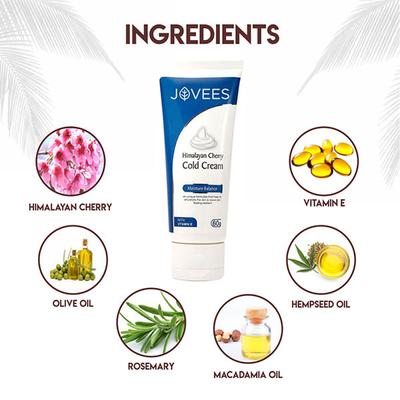 Jovees Himalayan Cherry Cold Cream 60 gm - Face Creams
