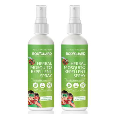 Bodyguard Natural Anti Mosquito Spray (100 Ml x 2) 220 gm - Insect Repellents