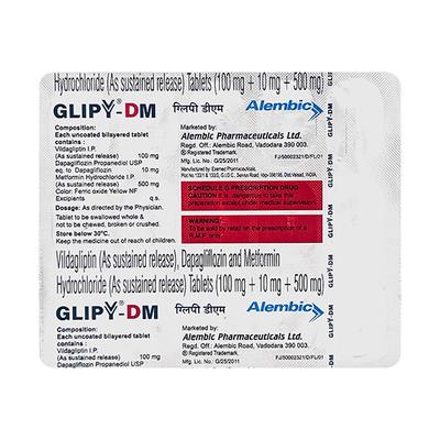 GLIPY DM Tablet 15's - Diabetes-Ant