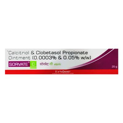 SORVATE C Ointment 20gm - Skin Infections-Toc