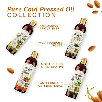 Atulya Sweet Almond Oil 100 ml - Hair Lotions & Tonics