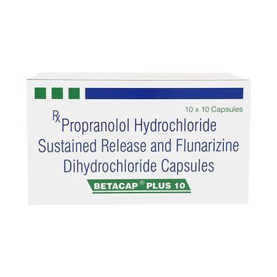 Betacap Plus 10mg Capsule 10'S - Migraine