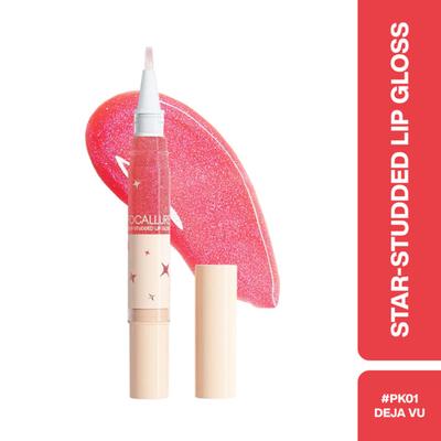Focallure Fa-L27 Star-Studded Lip Gloss Pk01 Daja Vu 3 gm - Lip Glosses