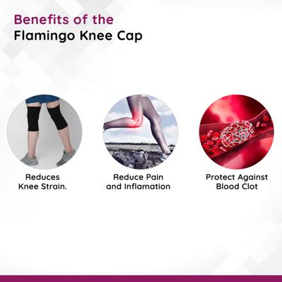 Flamingo Knee Cap - Black (OC - 2013) (M) - Knee/Leg Supports