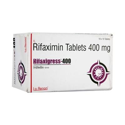Rifaxigress 400mg Tablet 10'S - Bacterial Infections-OAB