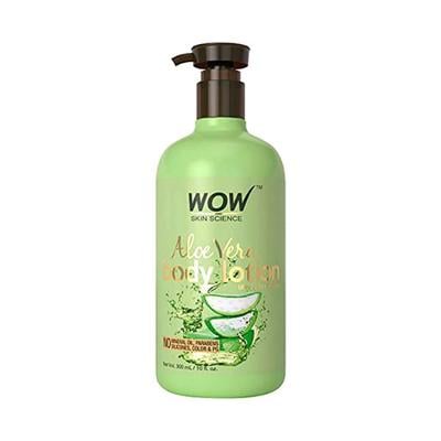 WOW Skin Science Aloe Vera Body Lotion - Ultra Light Hydration 300 ml - Lotions & Creams